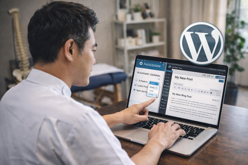 自分で更新できるから、情報の停滞がない